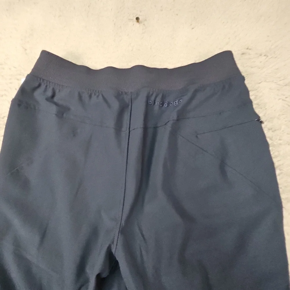 Birddogs Joggers Mens M Blue Athletic Tech Performance Pants Lined Boom Preppy